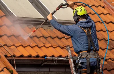 Démoussage et hydrofuge de toiture à Bertincourt